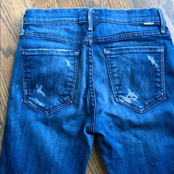 Mother The Double Fray Charmer denim size 26 - Picture 2 of 9